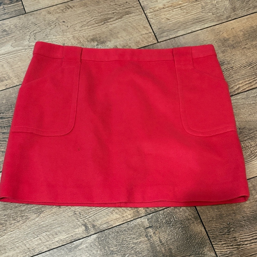 Jcrew Hot Pink felted wool mini